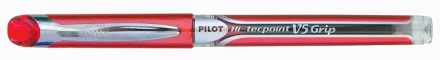 Pilot roller Hi-Tecpoint V5 en V7 Grip V5,  0,3 mm, rood