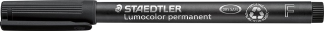 Staedtler Lumocolor 318, OHP-marker, permanent, 0,6 mm, zwart