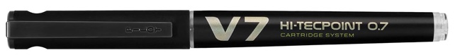 Pilot Roller Hi-Tecpoint V7 0,7 mm zwart