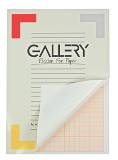 Gallery millimeterpapier, 21 x 29,7 cm (A4), blok van 50 vel