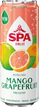 Spa Fruit Sparkling mango-grapefruit, blik van 25 cl, pak van 24 stuks