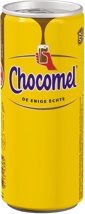 Chocomel chocolademelk, blik van 25 cl, vol, pak van 24 stuks