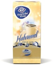 Friesche Vlag Halvamel koffiemelk, cupjes van 7 ml, doos van 400 stuks