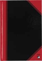 Bantex notitieboekje, A6, 192 bladzijden, gelijnd, rood en zwart