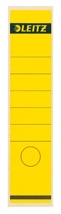 Leitz rugetiketten 6,1 x 28,5 cm, geel
