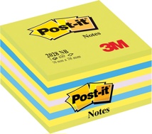 Post-it Notes kubus, 450 vel, 76 x 76 mm, blauw-groen tinten
