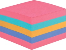 Post-it Super Sticky Notes kubus, 440 vel, 76 x 76 mm, geassorteerde regenboogkleuren