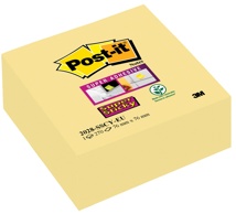Post-it Super Sticky notes kubus, 270 vel, 76 x 76 mm, geel