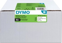 Dymo Value Pack: etiketten LabelWriter 57 x 32 mm, verwijderbaar, wit, doos van 6 x 1000 etiket