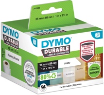 Dymo duurzame etiketten LabelWriter 25 x 89 mm, 2 x 350 etiketten