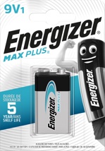 Energizer batterij Max Plus 9V, op blister