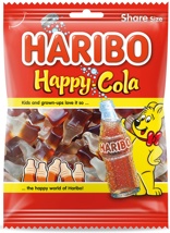 Haribo snoep happy cola, zak van 185 g