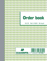 Exacompta orderbook, 13,5 x 10,5 cm, dupli (50 x 2 vel)