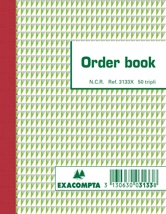 Exacompta orderbook, 13,5 x 10,5 cm, tripli (50 x 3 vel)