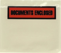 Paklijstenvelop Dokulops C7, 100 x 113 mm, doos van 1000 stuks, tekst: documents enclosed