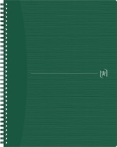 Oxford Origin spiraalschrift, A4+, 140 bladzijden, gelijnd, groen