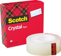 Scotch Plakband Crystal 19 mm x 33 m, doos met 1 rolletje