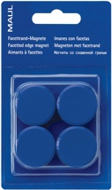 MAUL magneet Solid 20mm trekkracht 300gr blister 8 blauw