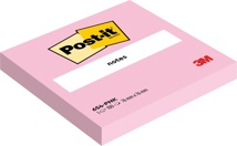 Post-it Notes, 100 vel, 76 x 76 mm, roze (flamingo pink)