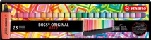 STABILO BOSS ORIGINAL markeerstiArty, deskset van 23 stuks in geassorteerde kleuren
