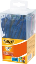 Bic balpen M10 Clic, doos met 50 stuks in geassorteerde kleuren