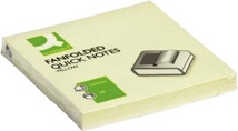 Q-CONNECT Z-Quick Notes, 76 x 76 mm, 100 vel, geel
