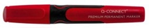 Q-CONNECT premium permanent marker, 3 mm, ronde punt, rood