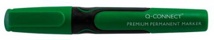 Q-CONNECT premium permanent marker, 3 mm, ronde punt, groen