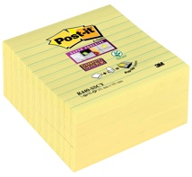 Post-it Super Sticky Z-notes, 90 vel, 101 x 101 mm, gelijnd