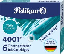 Pelikan inktpatronen 4001 turkoois
