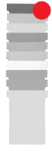 Nobo T-planbordkaarten index 1,5, 53 x 45 mm, rood
