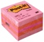 Post-it Notes mini kubus, 400 vel, 51 x 51 mm, roze