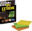Post-it® Extreme Notes, 76 x 76 mm, 3 blokken van 45 blaadjes, geassorteerde kleuren