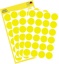 Avery Ronde etiketten diameter 18 mm, geel, 96 stuks
