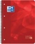 Oxford School Projectbook spiraalschrift, A4+, 4-gaats perforatie, geruit 5 mm, rood