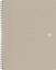 Oxford Origin spiraalschrift, A4+, 140 bladzijden, geruit 5 mm, zand