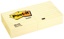 Post-it Notes, 76 x 76 mm, geel, gelijnd, blok van 100 vel