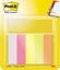 Post-it Notes Markers, 15 x 50 mm, geassorteerde kleuren, blister met 5 blokjes van 100 vel
