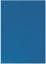 Q-CONNECT dekblad A4 leder 250 grams 100 stuks blauw