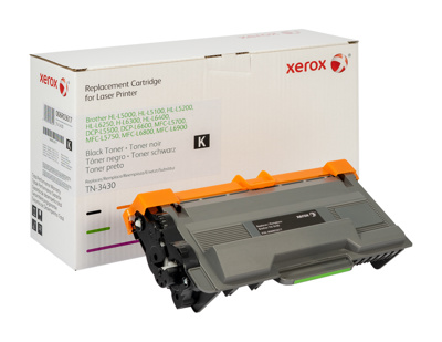 Xerox Zwarte toner cartridge. Gelijk aan Brother TN3430