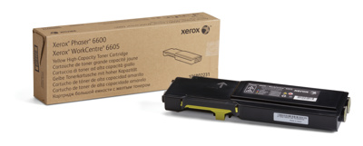 Xerox Phaser 6600/WorkCentre 6605 Tonercartridge met hoge capaciteit, geel (6.000 pagina's)