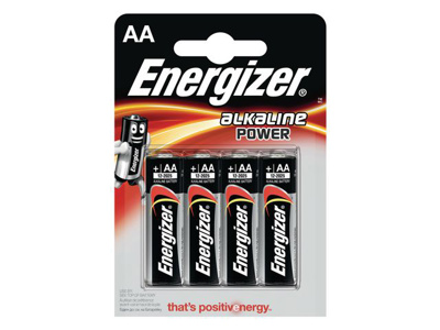 Batterij AA Energizer Alkaline 1,5V 4 stuks