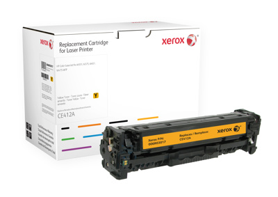 Xerox Gele toner cartridge. Gelijk aan HP CE412A 305A