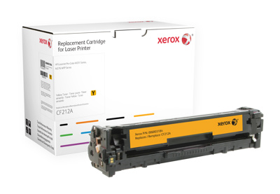 Xerox Gele toner cartridge. Gelijk aan HP CF212A  131A