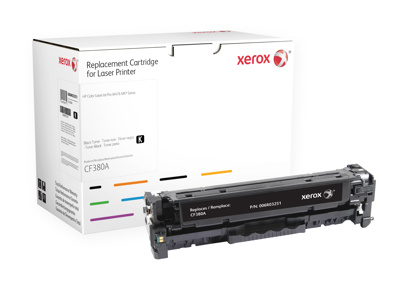 Xerox Zwarte toner cartridge. Gelijk aan HP CF380A 312A