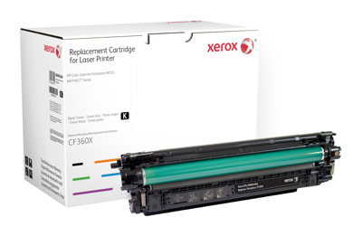 Xerox Zwarte toner cartridge. Gelijk aan HP CF360X 508X