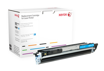 Xerox Cyaan toner cartridge. Gelijk aan HP CE311A 126A