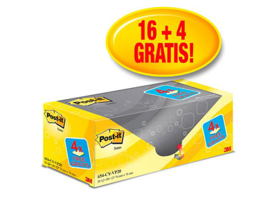 Post-it® Notitieblok Cabinet Pack - Neon 76 x 76
