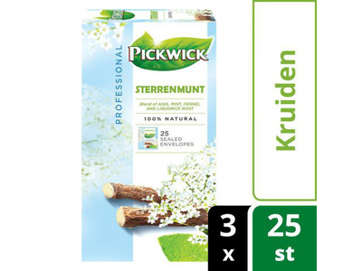 Pickwick Thee Sterrenmunt, 3 x 25 zakjes