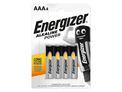 Batterij AAA Energizer Alkaline 1,5V 4 stuks